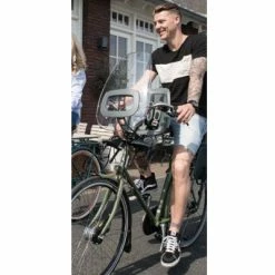 Pare Brise Vélo Pour Siège Bobike One+ Mini -Promos VTT Boutique pare brise velo pour siege bobike one mini gris full 4