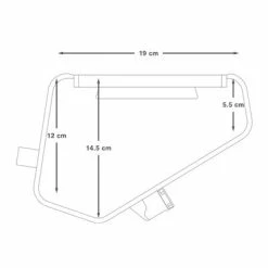 Poche D'hydratation 1.5L Pour Sacoche Gravel Frame Pack Apidura -Promos VTT Boutique poche d hydratation 1 5l pour sacoche gravel frame pack apidura full 6