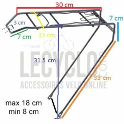 Point Porte Bagage Arrière Noir Pour Vélo 26 Pouces -Promos VTT Boutique porte bagage arriere noir pour velo 26 pouces full 4