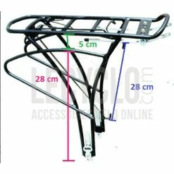 Monz Porte Bagage Arrière Pour Vélo De 24 à 28 Pouces -Promos VTT Boutique porte bagage arriere pour velo de 24 a 28 pouces full 4