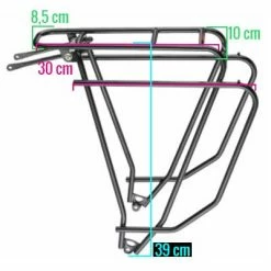 Porte Bagage De Vélo TUBUS Logo Evo Noir 9 Porte Bagage De Vélo TUBUS Logo Evo Noir -Promos VTT Boutique porte bagage de velo tubus logo evo noir full 4