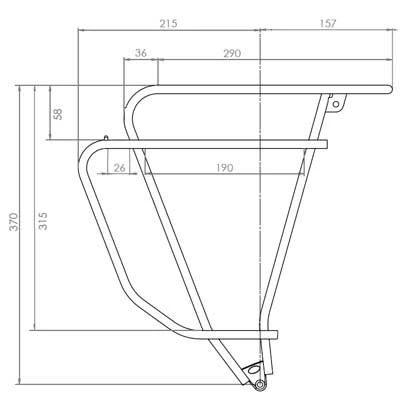Porte Bagage De Vélo TUBUS Logo Evo Noir 5 Porte Bagage De Vélo TUBUS Logo Evo Noir – Image 5
