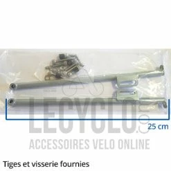 Porte Bagage Lowrider Tara Vélo 26/28 Pouces Argent Tubus -Promos VTT Boutique porte bagage lowrider tara velo 26 28 pouces argent tubus full 4