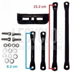 Porte Bagage Noir Charge 35 Kg Vélo Steco -Promos VTT Boutique porte bagage noir charge 35 kg velo steco full 4