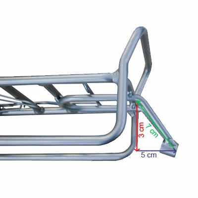 Ostand Porte Bagage Vélo Avant Argent 2 Ostand Porte Bagage Vélo Avant Argent – Image 2