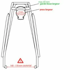 Porte-bagages Arrière Vélo De 26 à 29 Pouces TUBUS Logo Classic -Promos VTT Boutique porte bagages arriere velo de 26 a 29 pouces tubus logo classic full 3