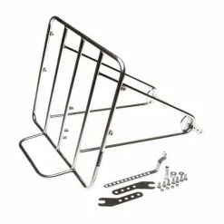 Porte-bagages Avant Argent Pour Vélo Frontière - BLB -Promos VTT Boutique porte bagages avant argent pour velo frontiere blb full 5