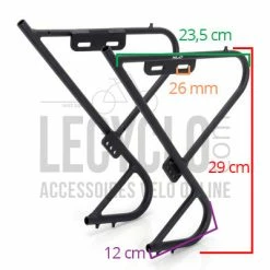 Porte Bagages Avant Vélo 26 à 28 Pouces Lowrider LR-F02 XLC -Promos VTT Boutique porte bagages avant velo 26 a 28 pouces lowrider lr f02 xlc full 3