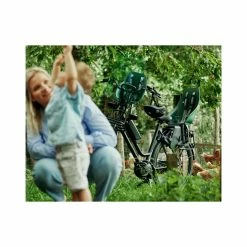 Siège Vélo Enfant Arrière Sur Porte-bagages Urban Iki Bio Momigara -Promos VTT Boutique porte bebe velo vert urban iki bio porte bagages