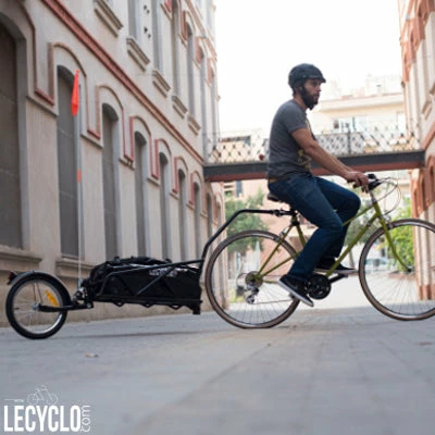 Brandless Remorque De Vélo Mono Roue Sur Tige De Selle Avec Sac étanche 5 Brandless Remorque De Vélo Mono Roue Sur Tige De Selle Avec Sac étanche – Image 5