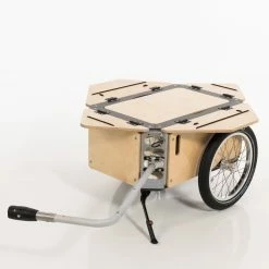 Remorque Vélo Bois Avec Coffre Modulable Flos 2425 Carette 8 Remorque Vélo Bois Avec Coffre Modulable Flos 2425 Carette -Promos VTT Boutique remorque velo carette flos 4