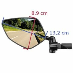 Busch-mueller Rétroviseur Gauche Vélo Cycle Star E Pour VAE Busch & Muller -Promos VTT Boutique retroviseur gauche velo cycle star e pour vae busch muller full 3