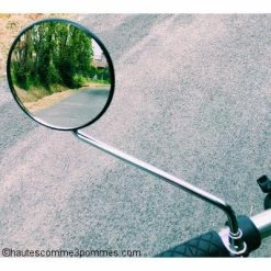 Messingschlager Rétroviseur Pour Vélo Avec Bras Long Et Grand Miroir 105 Mm -Promos VTT Boutique retroviseur pour velo avec bras long et grand miroir 105 mm full 5