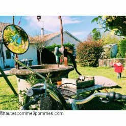 Messingschlager Rétroviseur Pour Vélo Avec Bras Long Et Grand Miroir 105 Mm -Promos VTT Boutique retroviseur pour velo avec bras long et grand miroir 105 mm full 6