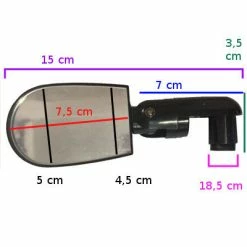 Brandless Rétroviseur Vélo Sur Embout De Guidon -Promos VTT Boutique retroviseur velo sur embout de guidon full 5