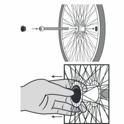 Roue 20 Pouces Pour Remorque Vélo Y-Frame Carry Freedom -Promos VTT Boutique roue 20 pouces pour remorque velo y frame carry freedom 2