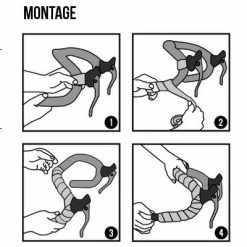 Bike Ribbon Ruban Sur Guidon Vélo Uni Blanc - BikeRibbon -Promos VTT Boutique ruban sur guidon velo uni blanc bikeribbon full 5