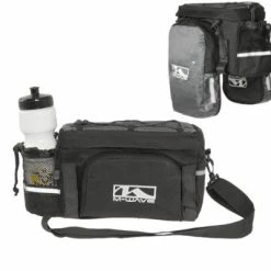 M-Wave Sacoche Avec Extensions Sur Porte Bagage Vélo Auto Agrippante