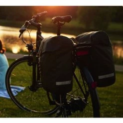 Sacoche De Vélo Double 24.5 L Heda Racktime -Promos VTT Boutique sacoche de velo double 24 5 l heda racktime full 6