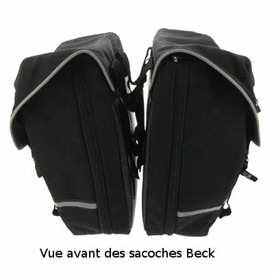 Sacoche Double Noire Extensible Vélo SPRTV De Beck 3 Sacoche Double Noire Extensible Vélo SPRTV De Beck – Image 3
