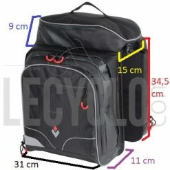 Sacoche Pont Arrière 3 Compartiments Hapo-G -Promos VTT Boutique sacoche pont arriere 3 compartiments hapo g full 4