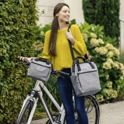 Sacoche Porte-bagages Reisenthel X Klickfix Roomy GT Gris -Promos VTT Boutique sacoche porte bagages reisenthel x klickfix roomy gt gris full 5