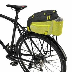 Sacoche Réfléchissante Et étanche Porte-bagages Vaude Silkroad Luminum -Promos VTT Boutique sacoche porte bagages vaude skillroad luminum L jaune 2