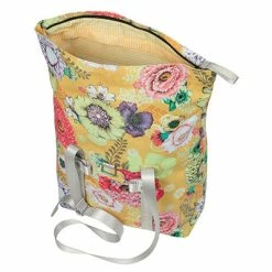 Sacoche Vélo Arrière Shopper Basil Bloom Field Jaune Miel 20L -Promos VTT Boutique sacoche velo arriere shopper basil bloom field jaune miel 20l full 5