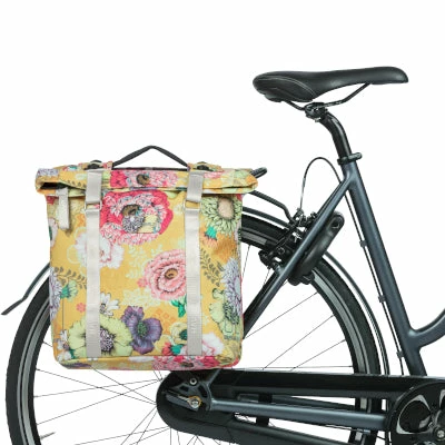 Sacoche Vélo Double Porte-bagage Amovible MIK Jaune Bloom Basil 4 Sacoche Vélo Double Porte-bagage Amovible MIK Jaune Bloom Basil – Image 4
