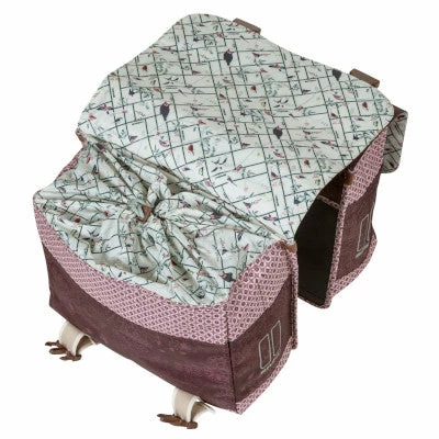 Sacoche Vélo Double Rouge Vintage 35L Boheme Basil 3 Sacoche Vélo Double Rouge Vintage 35L Boheme Basil – Image 3