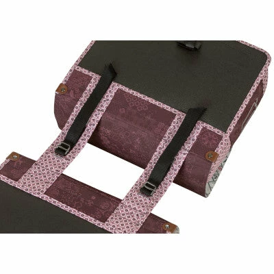 Sacoche Vélo Double Rouge Vintage 35L Boheme Basil 4 Sacoche Vélo Double Rouge Vintage 35L Boheme Basil – Image 4