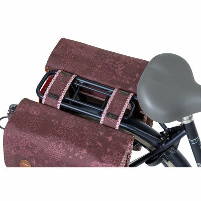 Sacoche Vélo Double Rouge Vintage 35L Boheme Basil 6 Sacoche Vélo Double Rouge Vintage 35L Boheme Basil – Image 6