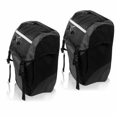 Set De Sacoches Vélo 30L Fixation Crochets XLC 1 Set De Sacoches Vélo 30L Fixation Crochets XLC