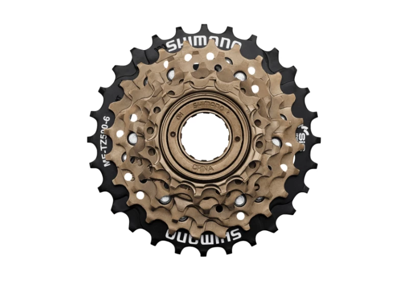 SHIMANO ROUE-LIBRE MULTIVITESSE MF-TZ500-6 6 VITESSES - GOLD 1 SHIMANO ROUE-LIBRE MULTIVITESSE MF-TZ500-6 6 VITESSES - GOLD