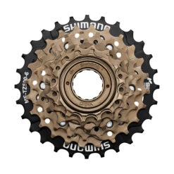 SHIMANO ROUE-LIBRE MULTIVITESSE MF-TZ500-7 7 VITESSES - GOLD