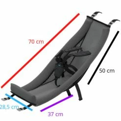Siège Bébé Hamac Pour Remorque Vélo Thule Chariot -Promos VTT Boutique siege bebe hamac pour remorque velo thule chariot full 3
