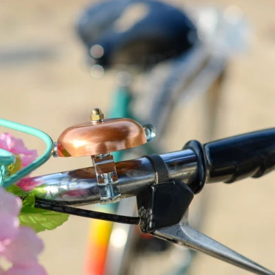Brandless Sonnette De Vélo Au Look Ancien Couleur Cuivre 57 Mm 2 Brandless Sonnette De Vélo Au Look Ancien Couleur Cuivre 57 Mm – Image 2