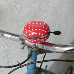 Sonnette De Vélo Big Bell Polkadot 80 Mm - Basil -Promos VTT Boutique sonnette de velo big bell polkadot 80 mm basil full 4
