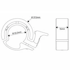 Sonnette Pour Vélo Knog Oi Classic Noire Small -Promos VTT Boutique sonnette pour velo knog oi classic noire small full 4