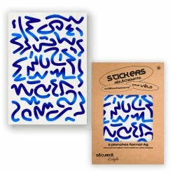 Stickers Réfléchissants Pour Cadre De Vélo Motif Louvre Will B 15 Stickers Réfléchissants Pour Cadre De Vélo Motif Louvre Will B -Promos VTT Boutique stickers velo will b motif louvre bleu