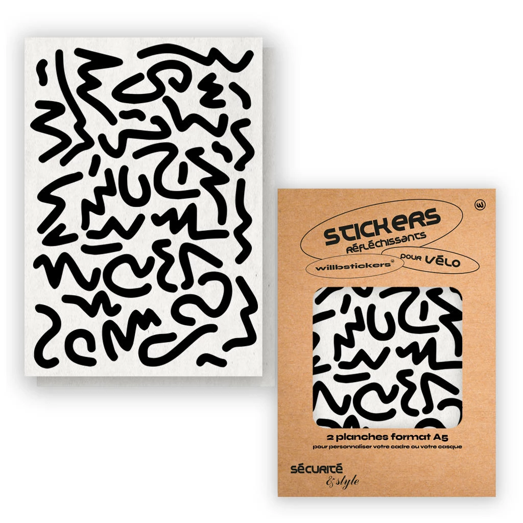 Stickers Réfléchissants Pour Cadre De Vélo Motif Louvre Will B 1 Stickers Réfléchissants Pour Cadre De Vélo Motif Louvre Will B