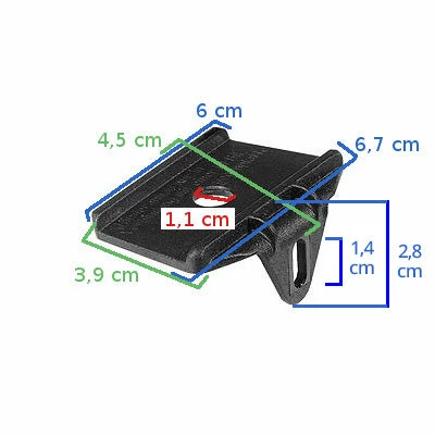 Hebie Support Contre Plaque Pour Béquille Centrale 3 Hebie Support Contre Plaque Pour Béquille Centrale – Image 3