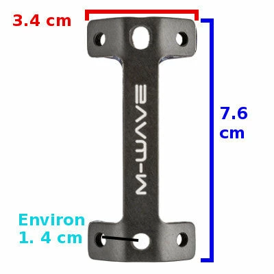Support Pour 2 Porte-bidons Sur Cadre M-Wave 2 Support Pour 2 Porte-bidons Sur Cadre M-Wave – Image 2