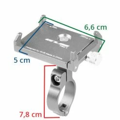 Support Smartphone Stable Et Réglable En Alu Pro 1 Gub Noir -Promos VTT Boutique support smartphone stable et reglable en alu pro 1 gub noir full 4