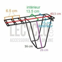 Support Supplémentaire Sur Porte-bagage Vélo - Steco -Promos VTT Boutique support supplementaire sur porte bagage velo steco full 4