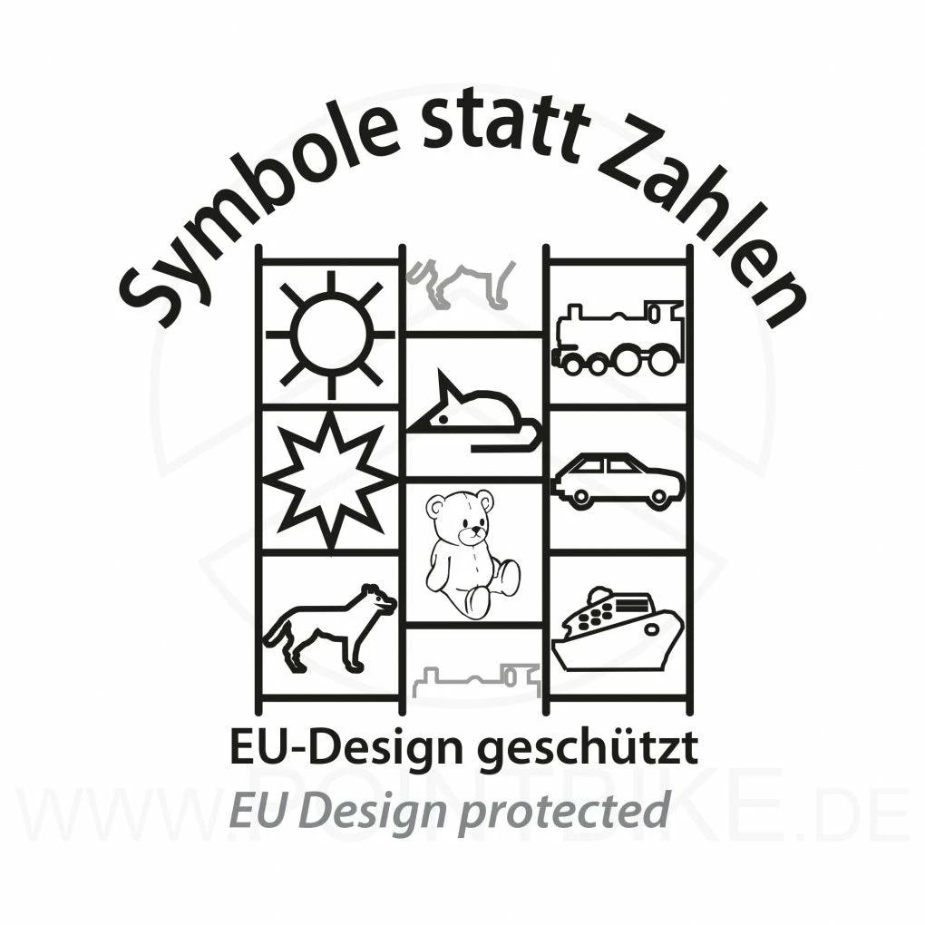 Câble Antivol Vélo Enfant à Code Symboles Security Plus 2 Câble Antivol Vélo Enfant à Code Symboles Security Plus – Image 2