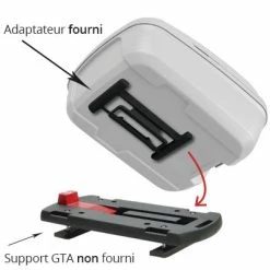 Top Case Citybox Pour Fixation GTA Klickfix Sur Porte Bagage -Promos VTT Boutique top case citybox pour fixation gta klickfix sur porte bagage full 4