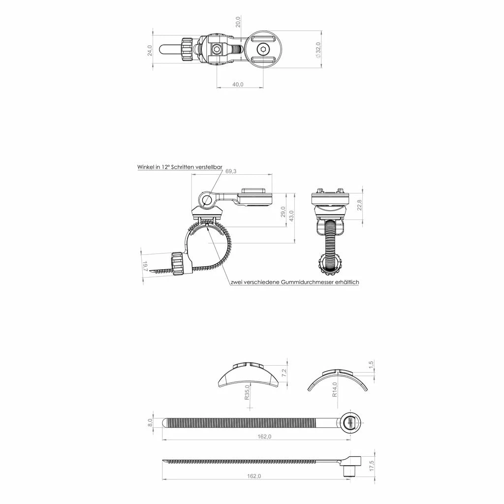 Fixation Smartphone à Vélo Universal Bike Mount SP Connect 6 Fixation Smartphone à Vélo Universal Bike Mount SP Connect – Image 6