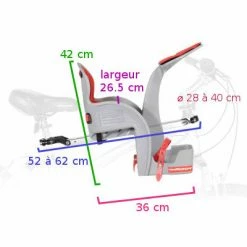 WeeRide DeLuxe Siège Enfant Avant Pour Vélo 12 WeeRide DeLuxe Siège Enfant Avant Pour Vélo -Promos VTT Boutique weeride deluxe siege enfant avant marron pour velo full 6